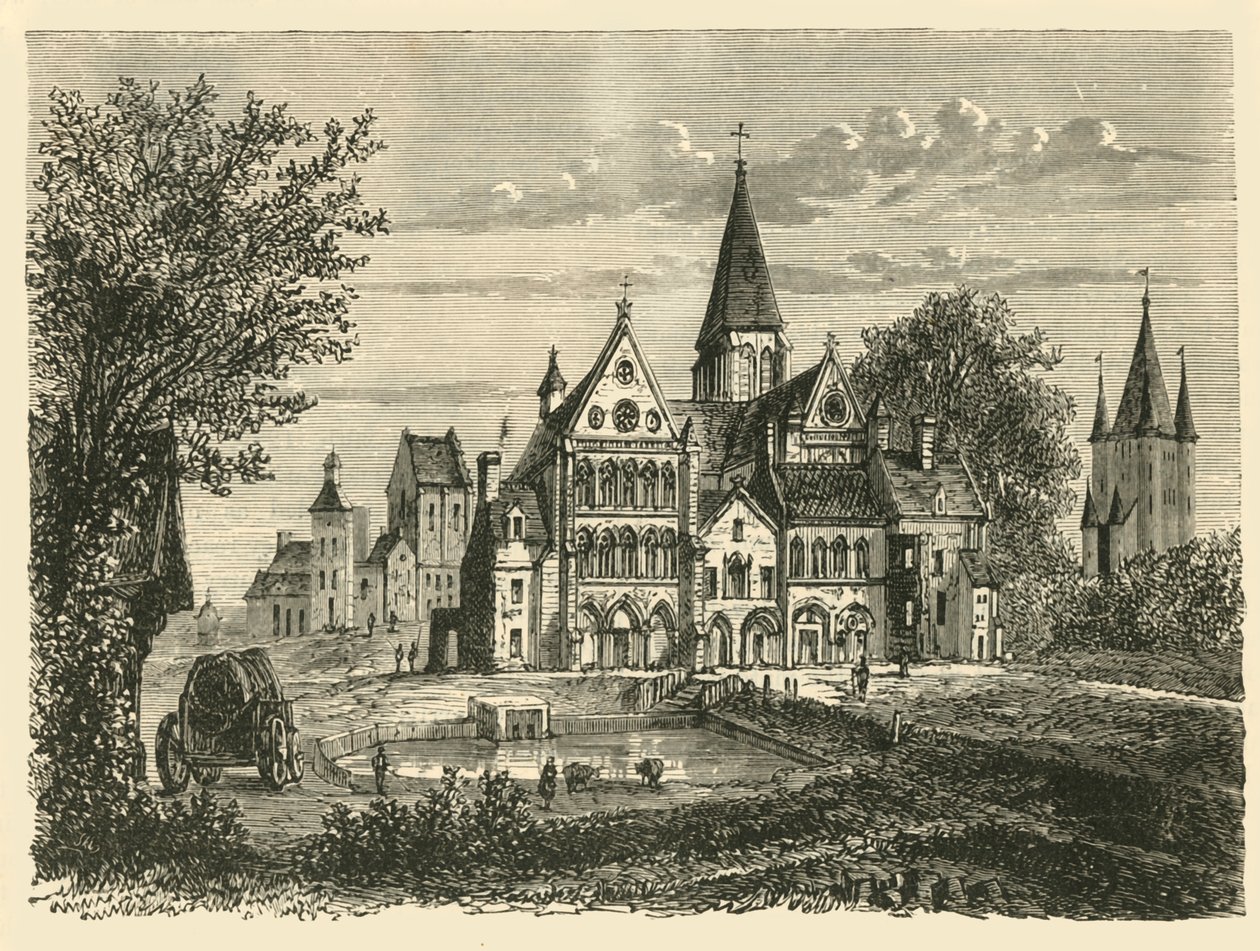 Kerk en Toren van de Tempel, Parijs, 1890 door Unbekannt