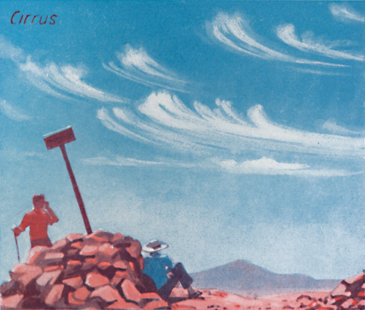 Cirrus - Een Dozijn van de Belangrijkste Wolkenvormen in de Lucht, 1935 door Unbekannt