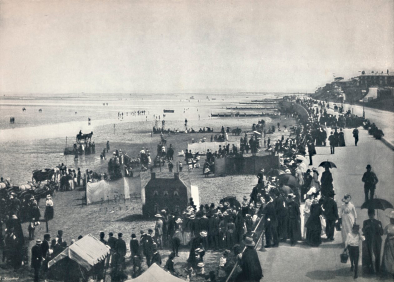 Cleethorpes - Een Uitzicht op het Strand, 1895 door Unbekannt