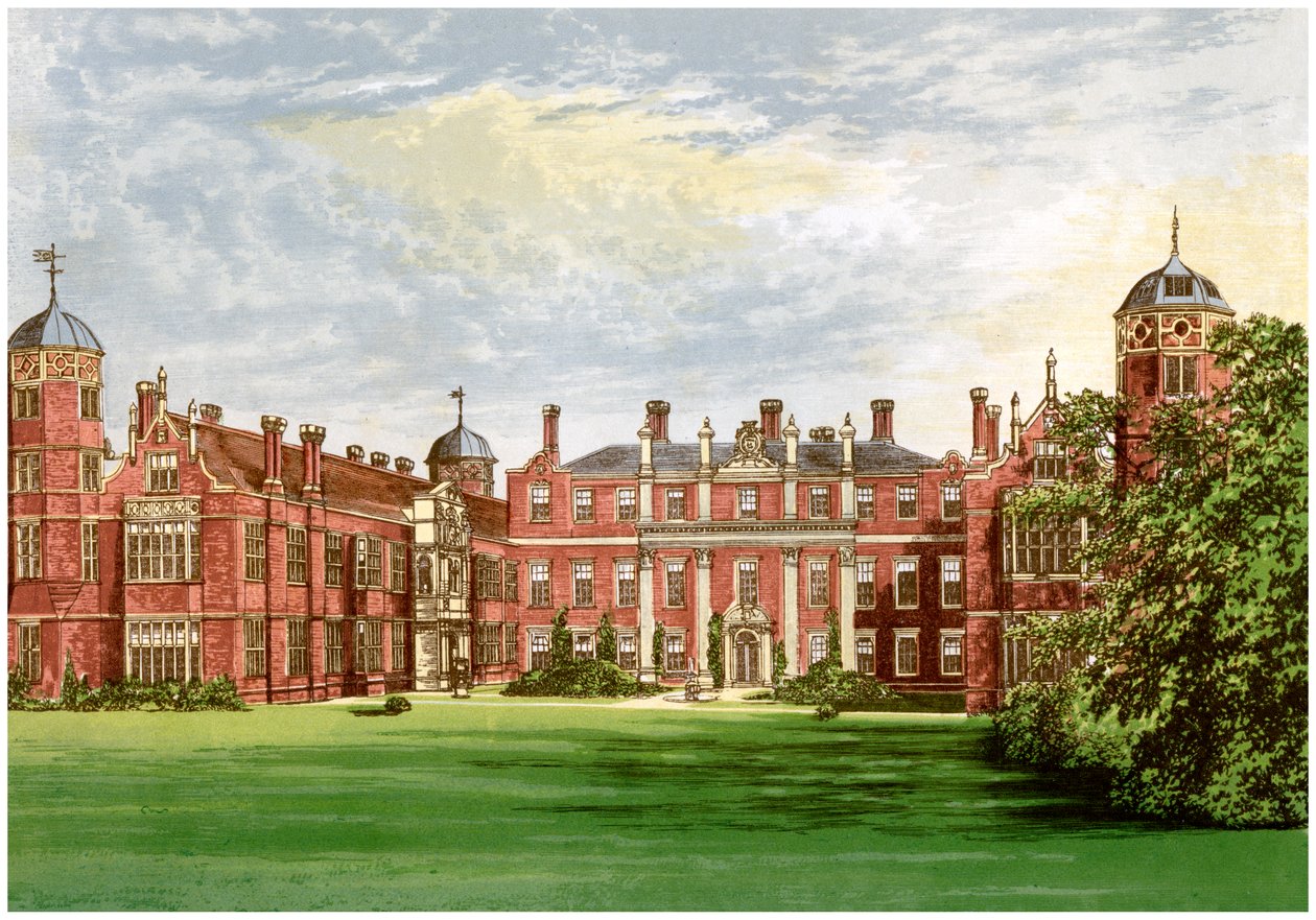 Cobham Hall, Kent, huis van de Graaf van Darnley door Unbekannt