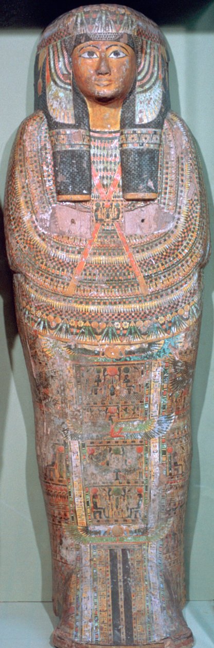 Kist van de oude Egyptische priester Khons-Da-Khred door Unbekannt