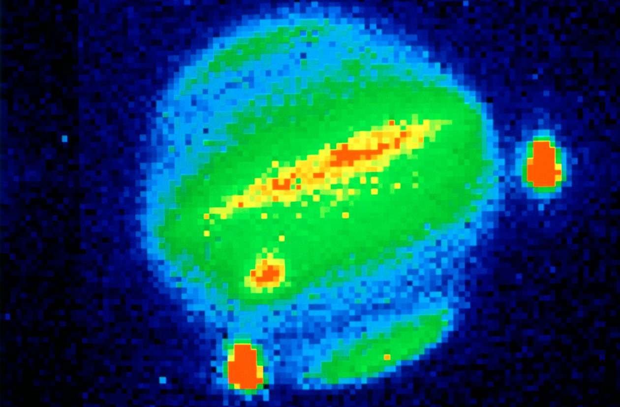 Komeet Shoemaker-Levy botst met Jupiter, 20 juli 1994 door Unbekannt