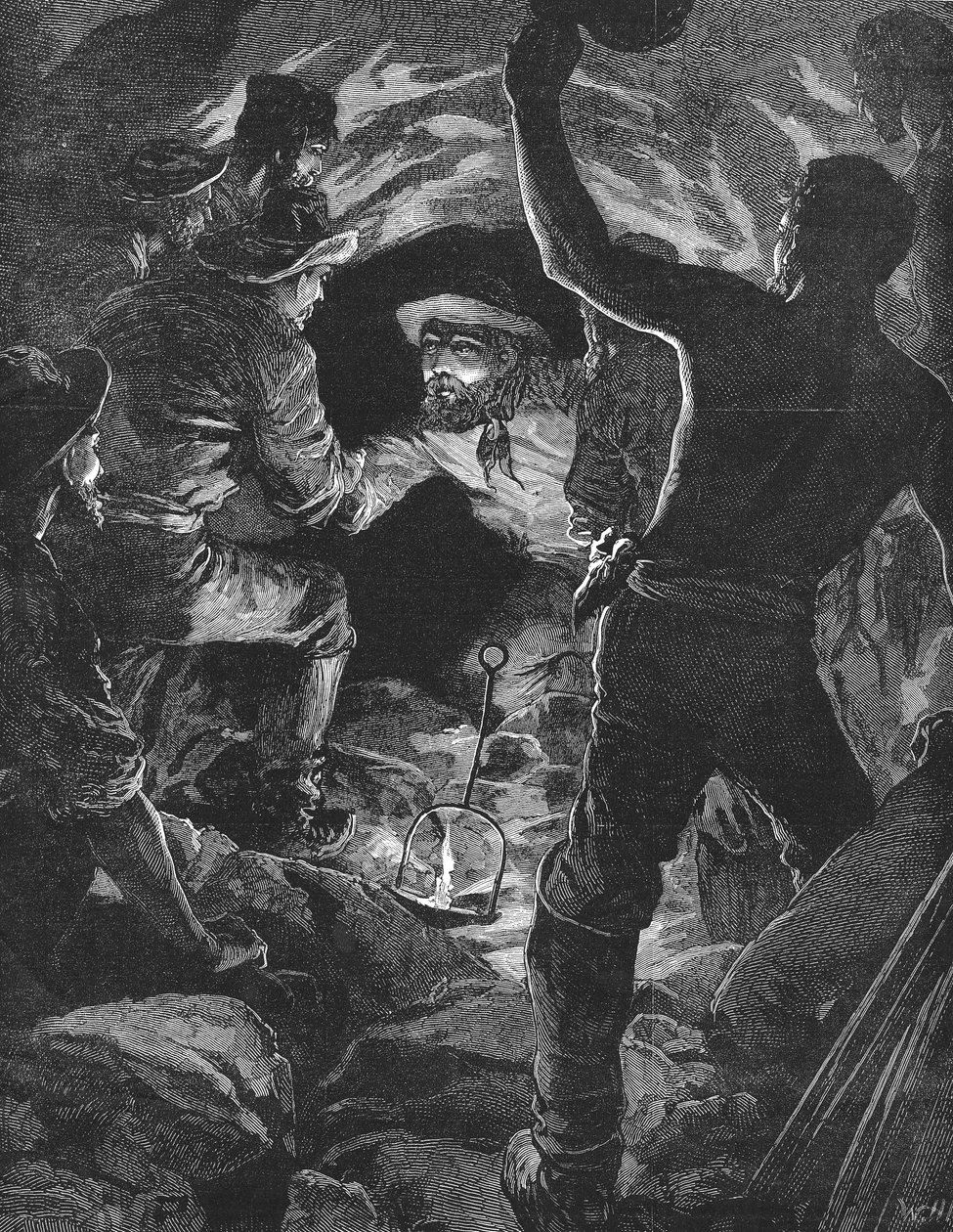 Voltooiing van de St Gotthard Tunnel onder de Alpen, 1880 door Unbekannt
