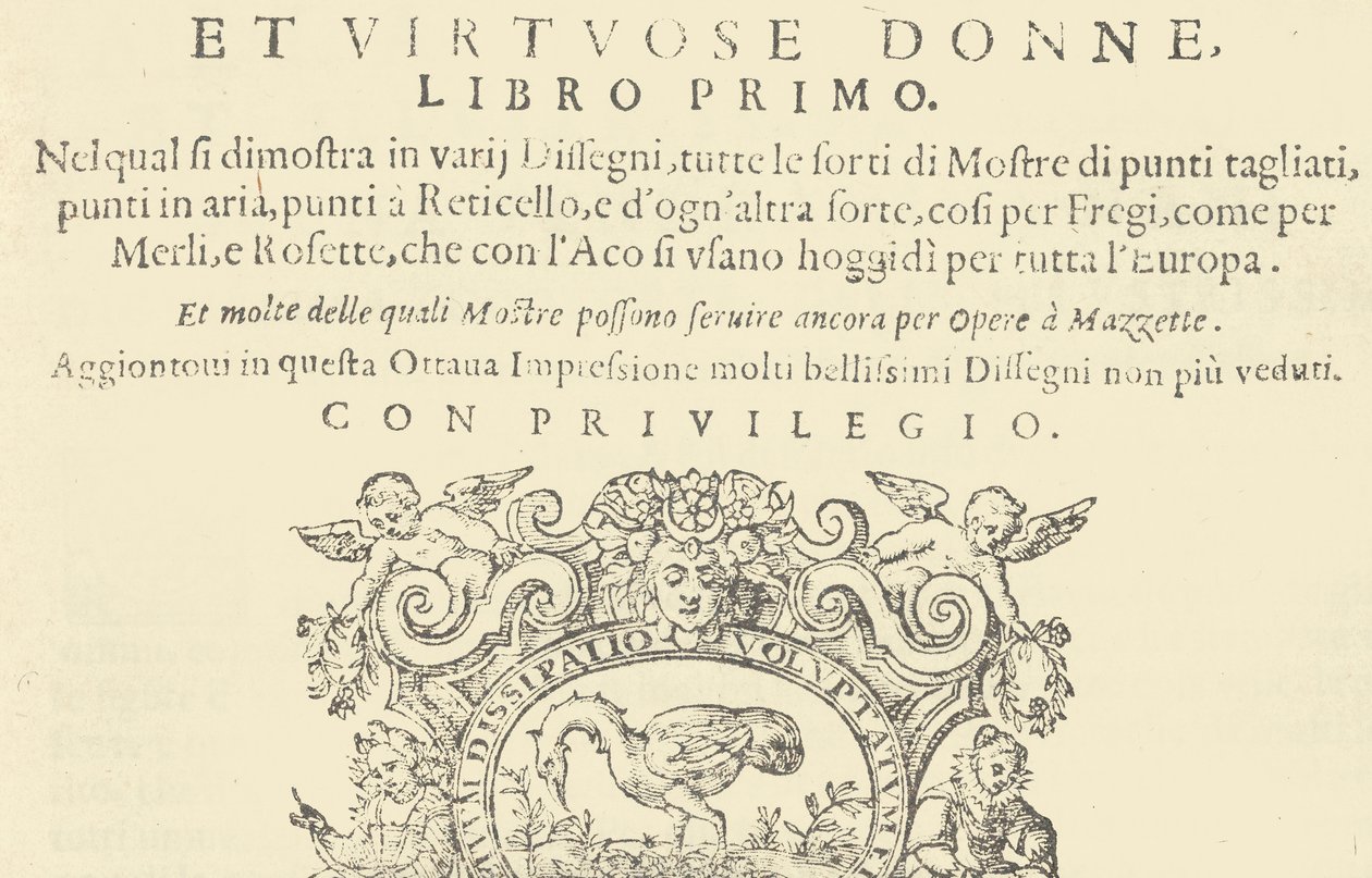 Corona delle Nobili et Virtuose Donne: Libro I-IV, 1601 door Unbekannt