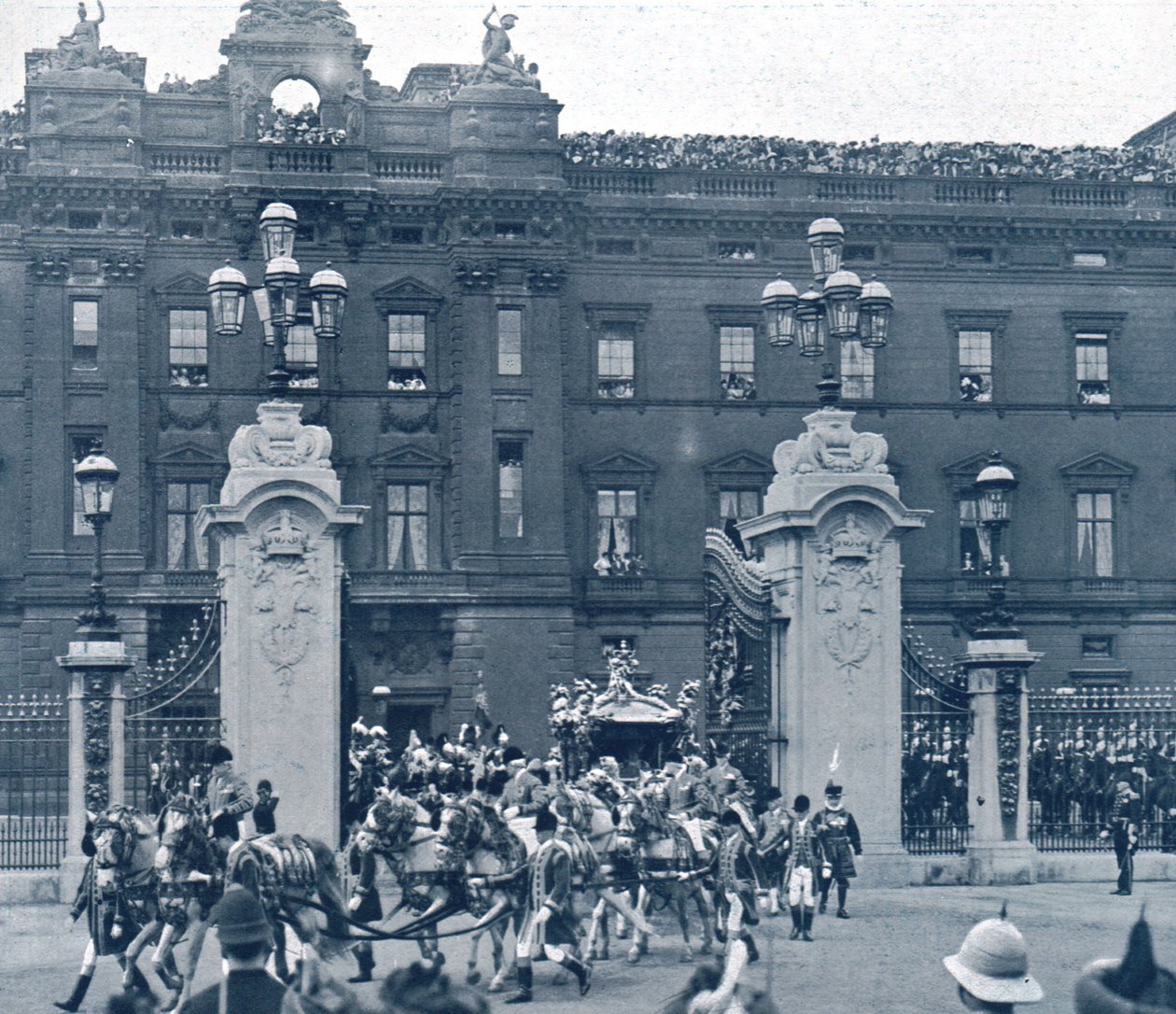 Kroning van koning George V en koningin Mary, Londen, 1911 door Unbekannt