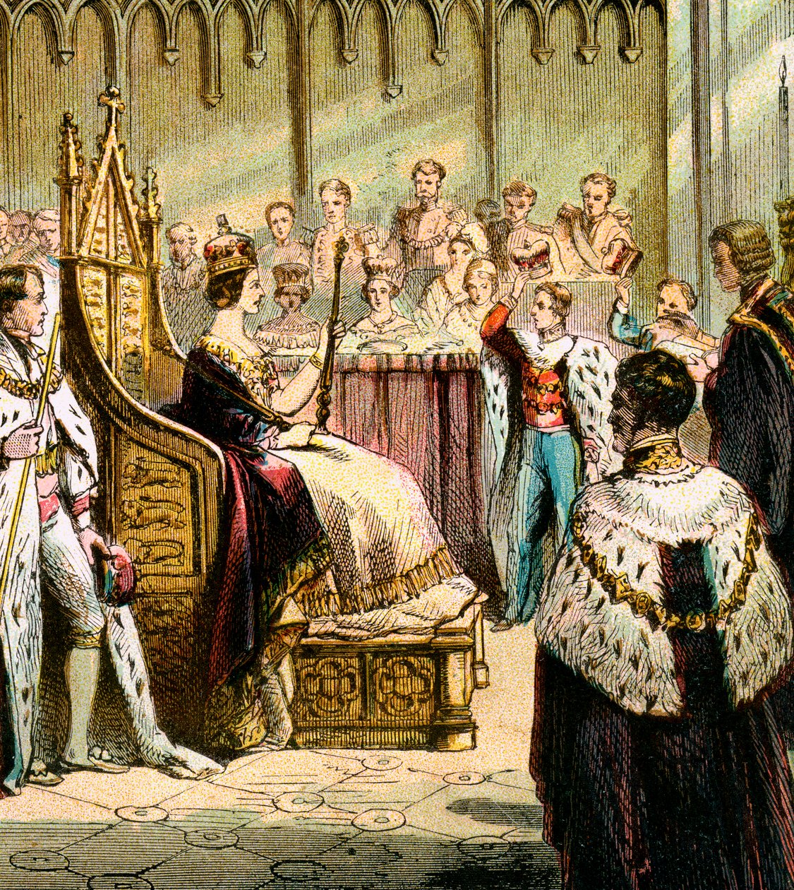 Kroning van Victoria, 1837, c1850s door Unbekannt