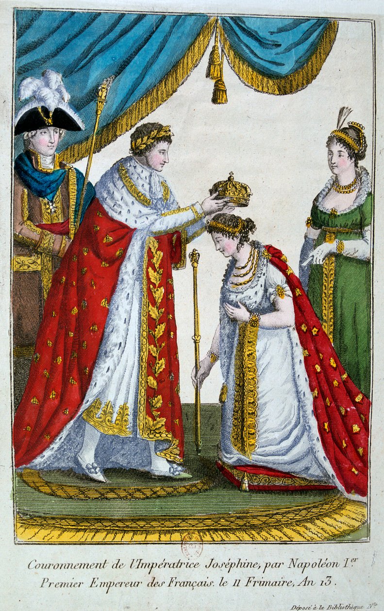Kroning van keizerin Joséphine, 2 december 1804, 19e eeuw door Unbekannt