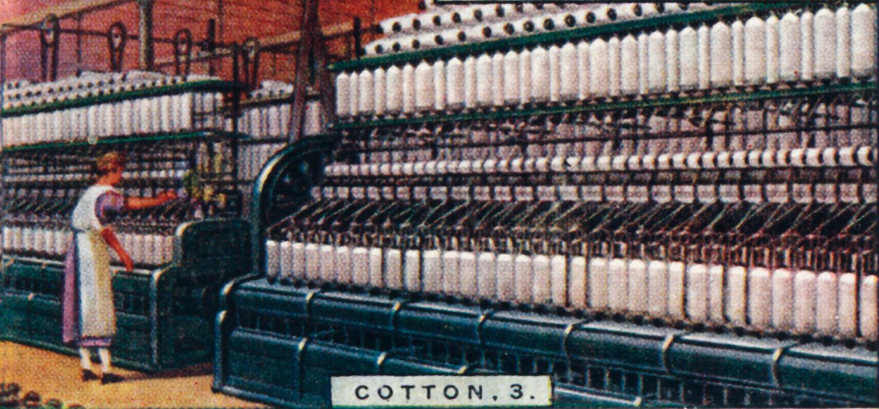 Katoen, 3. - Spinmachine, Lancashire, 1928 door Unbekannt