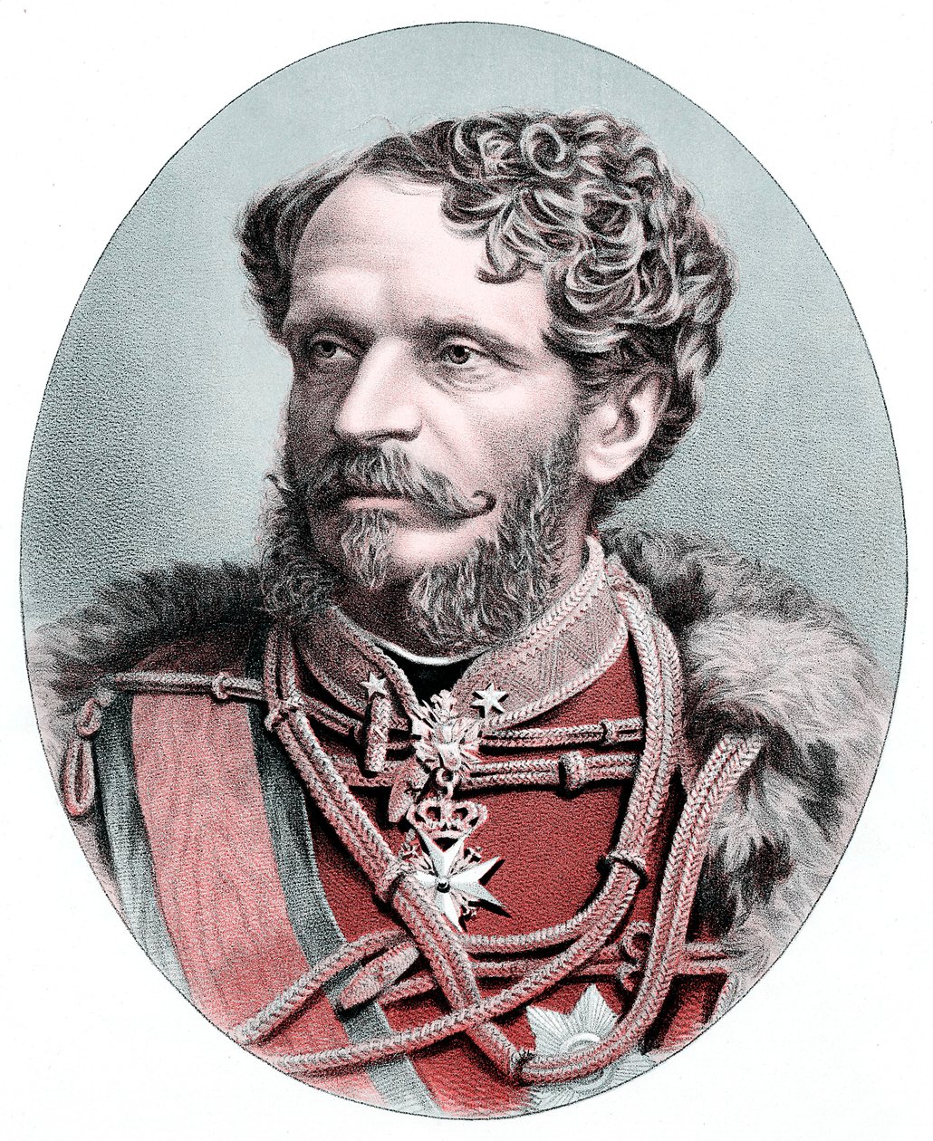 Graaf Julius Andrassy 1823-1890, Hongaarse staatsman, ca. 1880 door Unbekannt