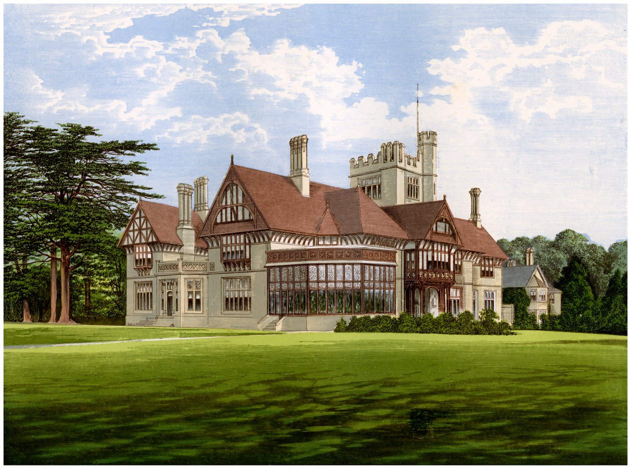 Cowdray Park, Sussex, huis van de Graaf van Egmont door Unbekannt