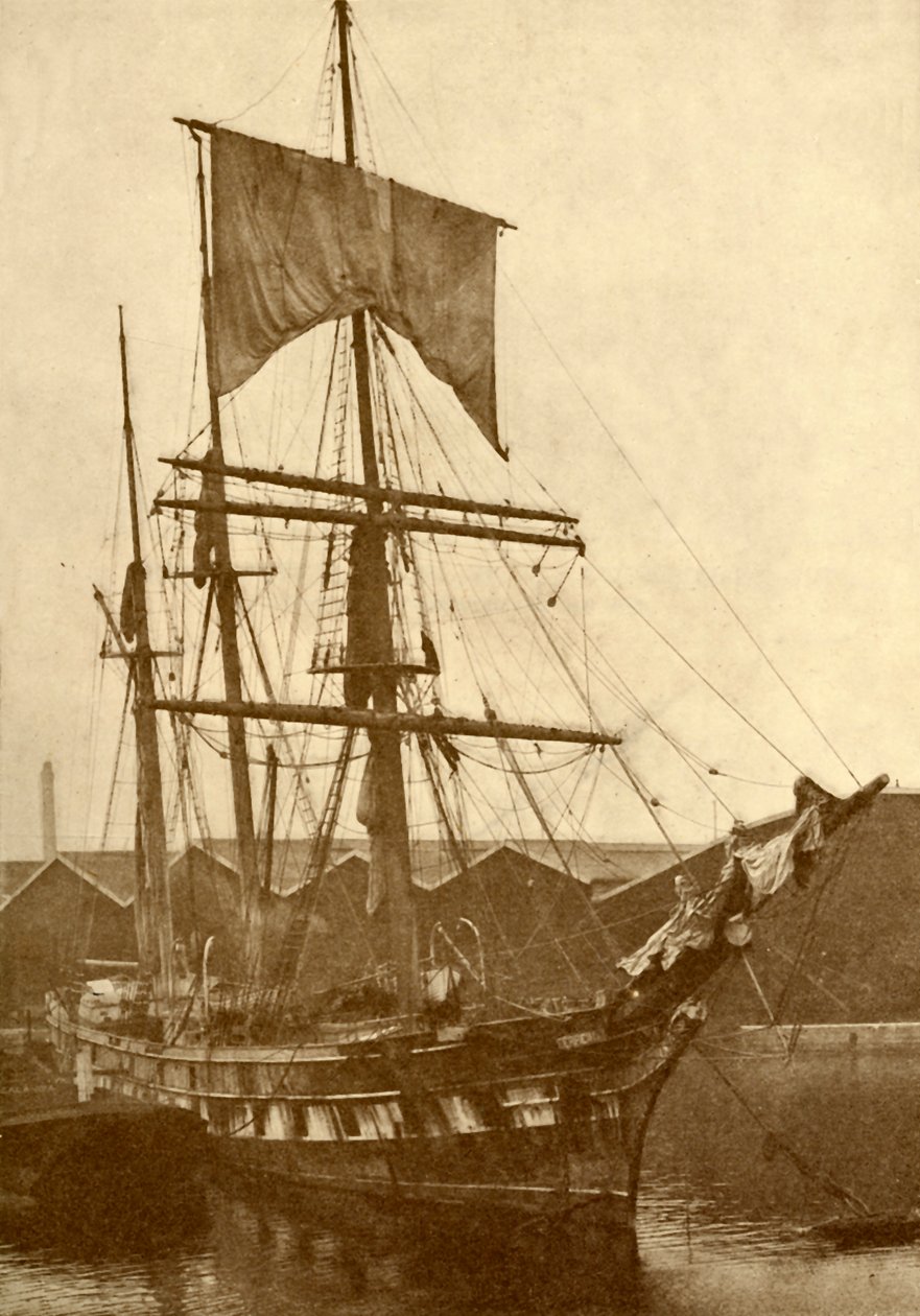 Cutty Sark, de beroemde oude China Clipper die alle snelheidsrecords brak in de jaren zeventig en tachtig door Unbekannt