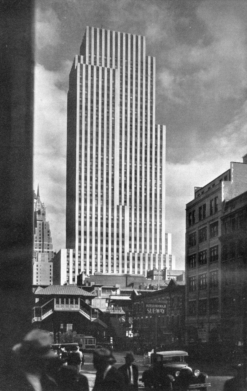 Daily News Building, New York City, 1933 door Unbekannt