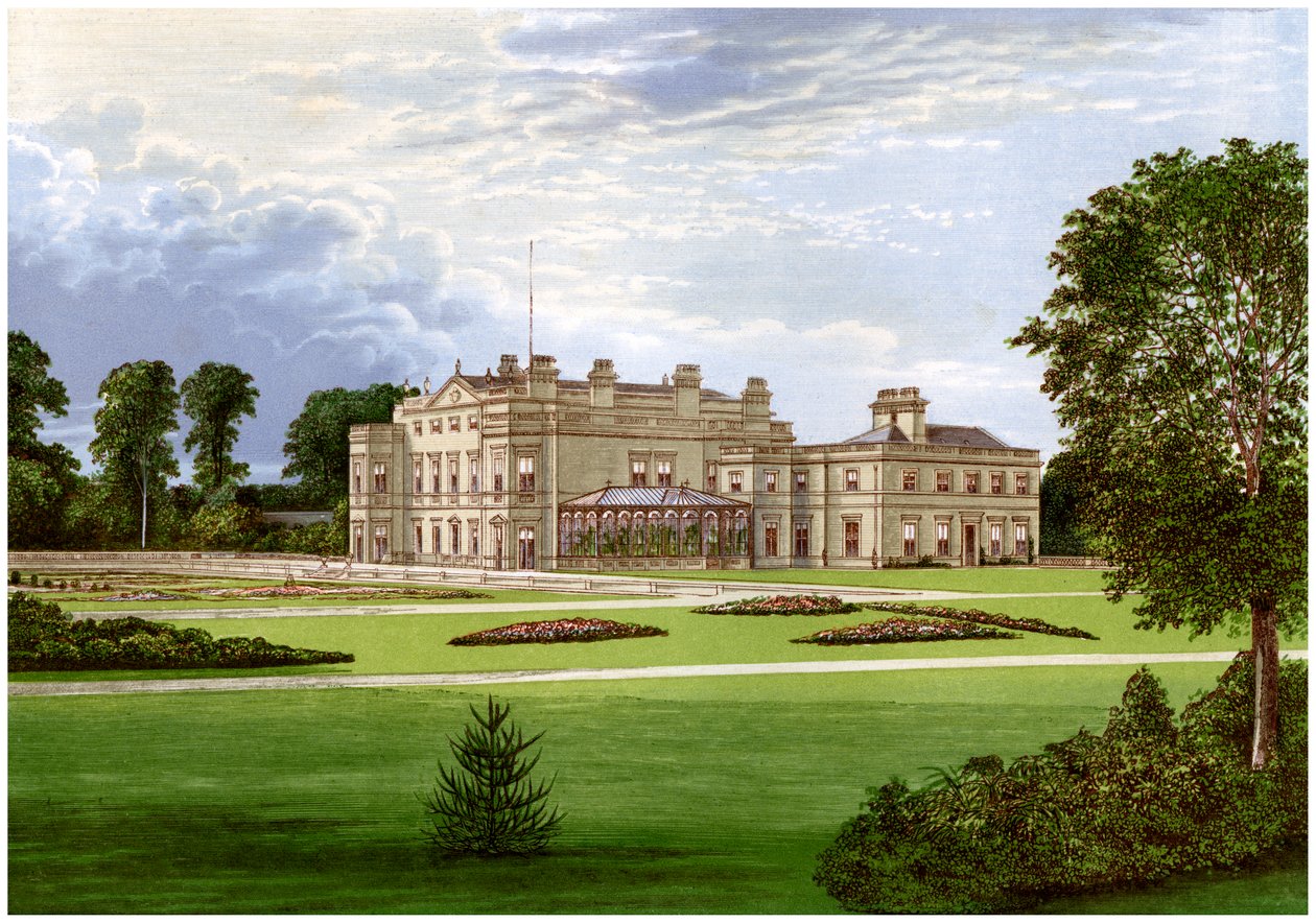 Dalton Hall, nabij Beverley, Yorkshire, huis van Lord Hotham, ca. 1880 door Unbekannt