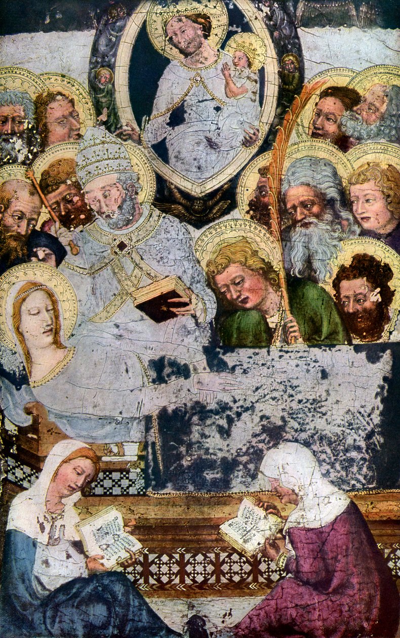 De dood van de Maagd Maria, ca. 1360, 1955 door Unbekannt