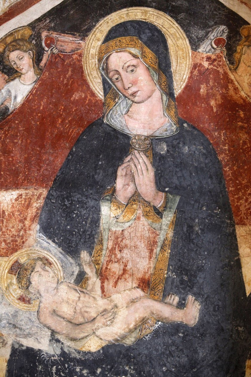 Vergaan fresco in Santa Maria dell