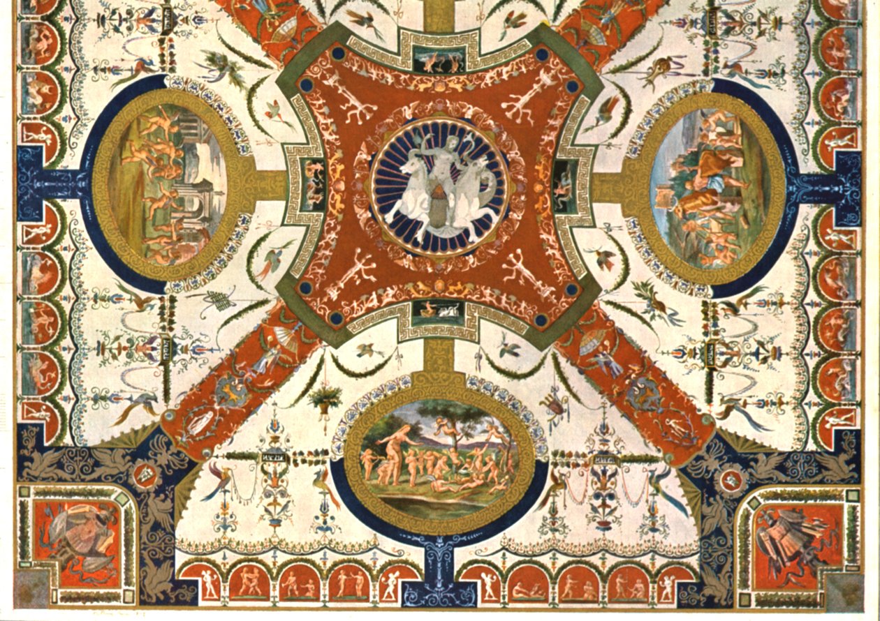 Decoratie in de Villa Madama, Rome, Italië, 1928 door Unbekannt