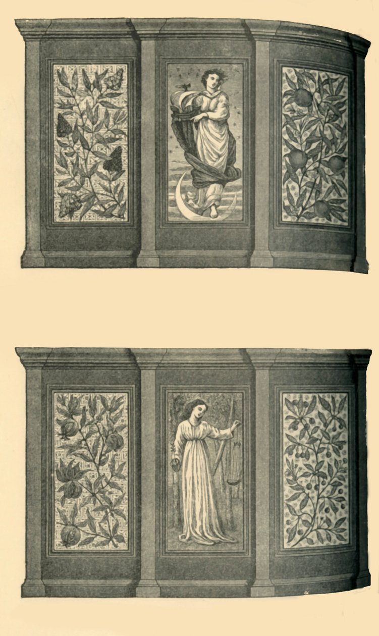 Decoraties van de West Dining-Room, South Kensington Museum, c1865, 1881 door Unbekannt