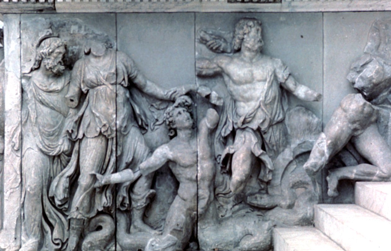 Detail van de Grote Fries van het Pergamon Altaar door Unbekannt