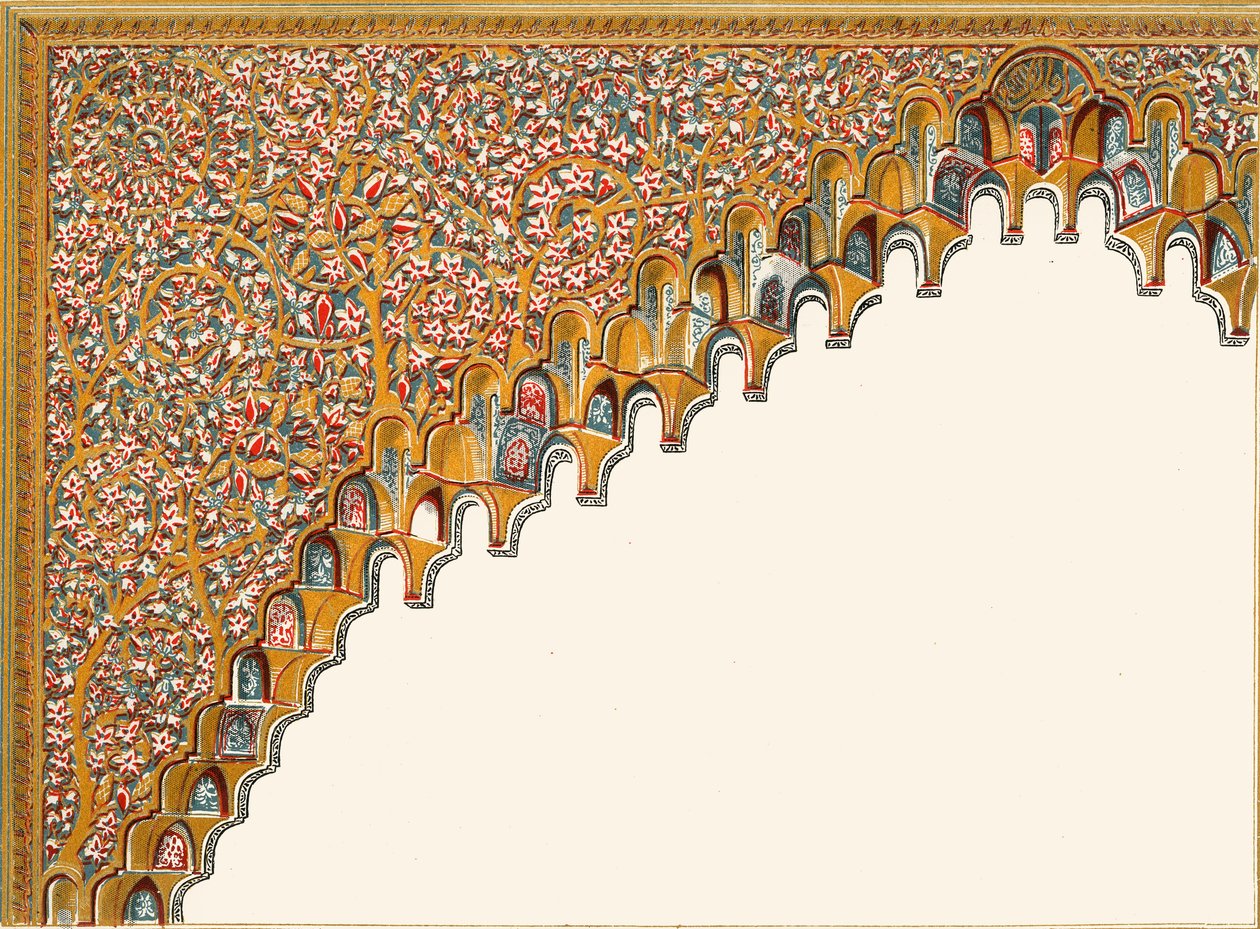 Detail van een Boog. Hof van de Visvijver, 1907 door Unbekannt