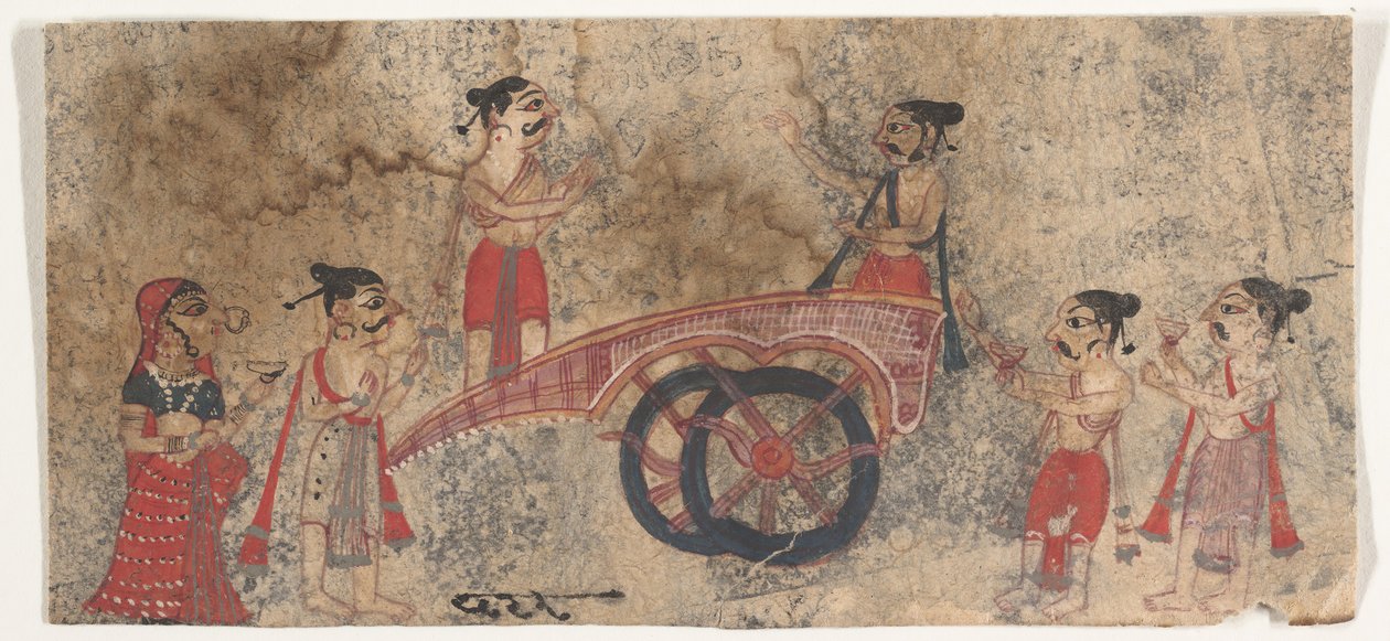 Disputaties op een Strijdwagen, 1650-60 door Unbekannt