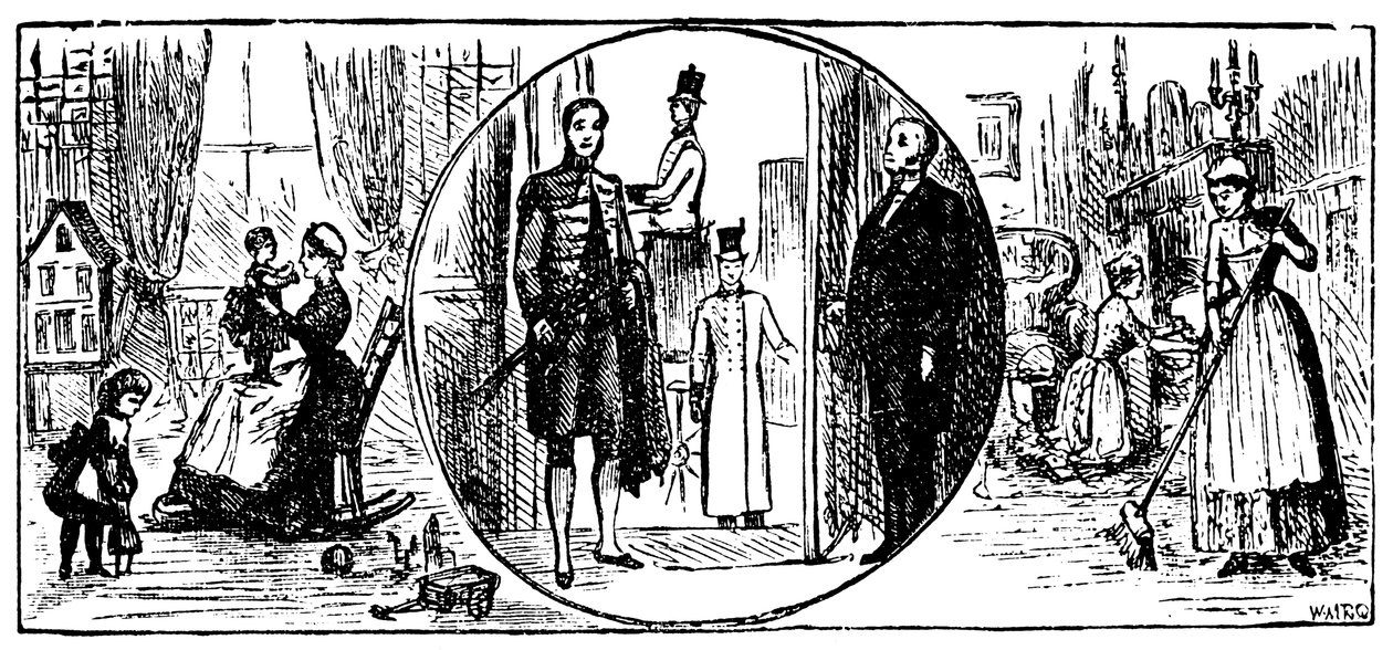 Huishoudelijke bedienden, 1901 door Unbekannt