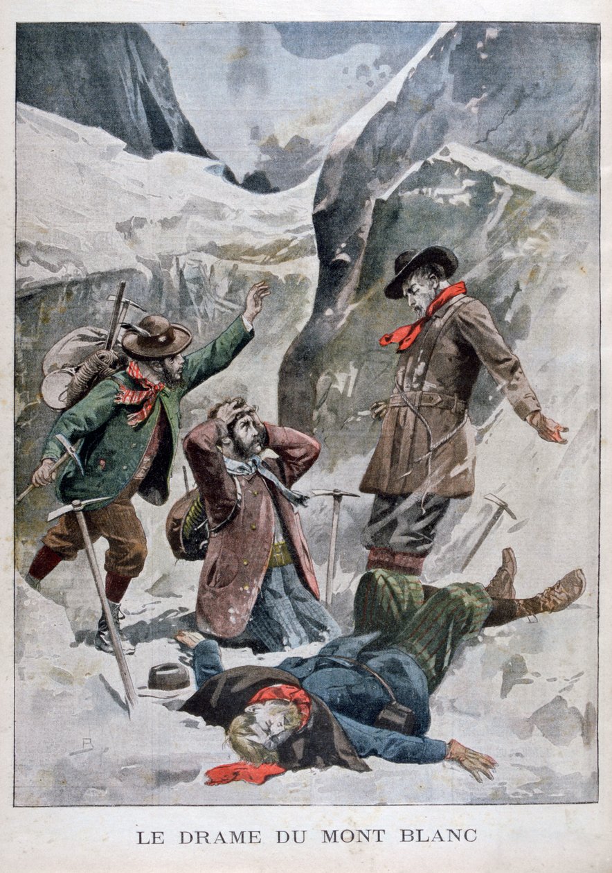 Drama op de Mont Blanc, Alpen door Unbekannt