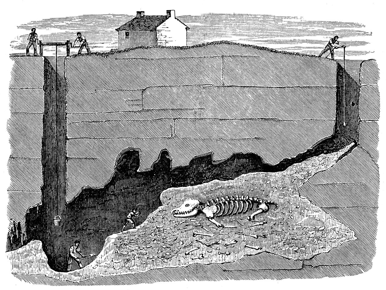Dream Lead Mine, nabij Wirksworth, Derbyshire door Unbekannt
