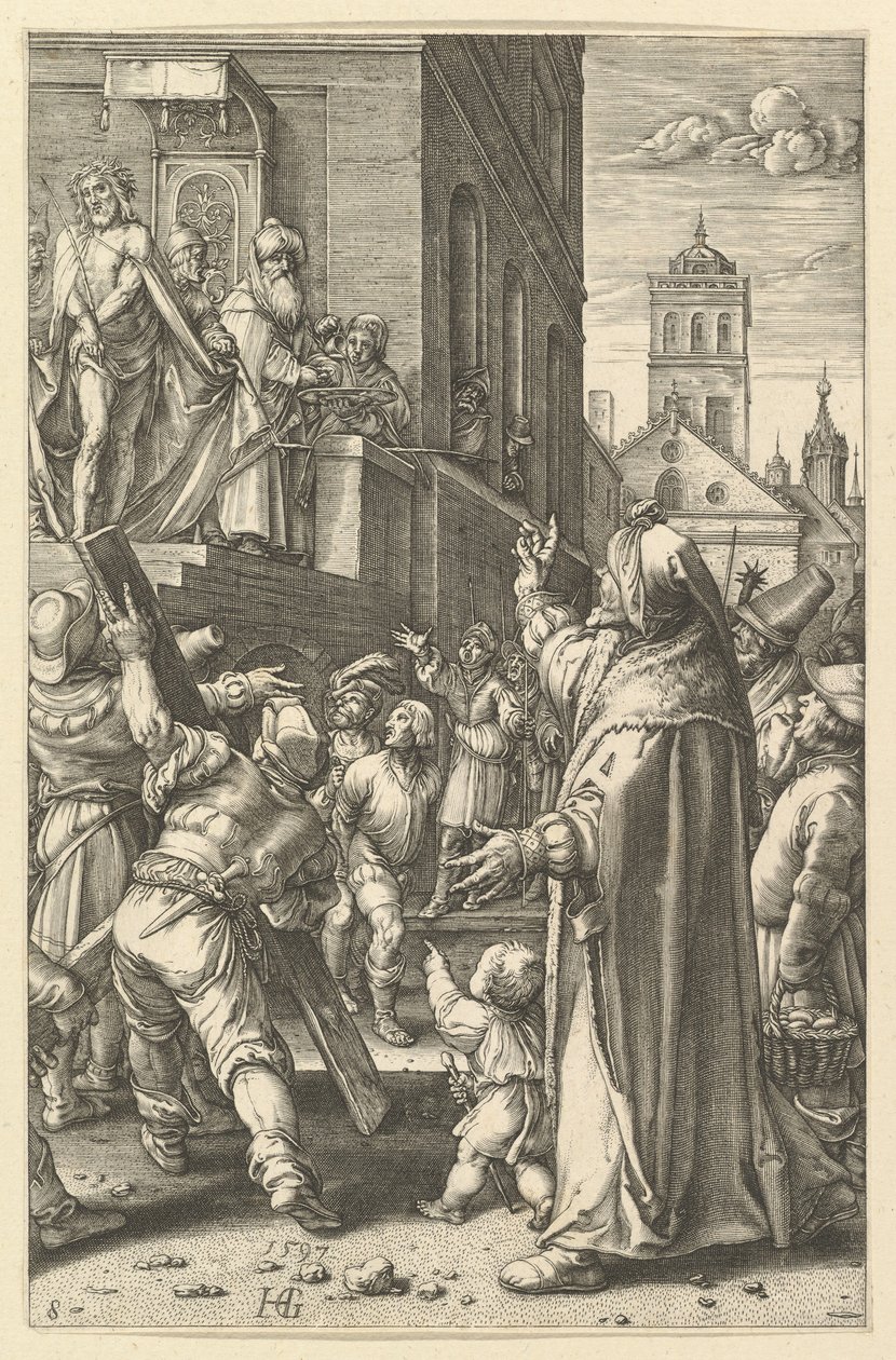 Ecce Homo, uit De Passie van Christus door Unbekannt