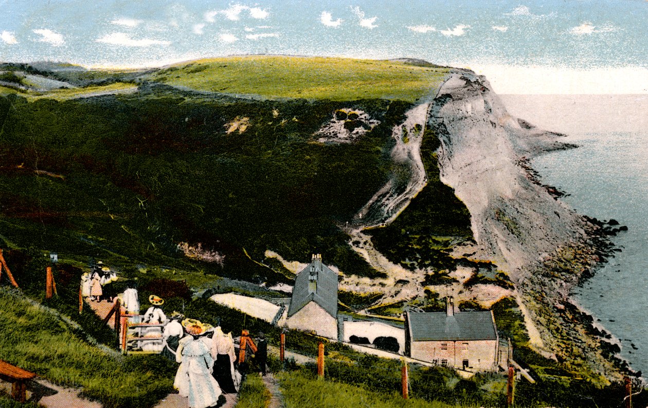 Ecclesbourne Cliff, Hastings, East Sussex, begin 20e eeuw door Unbekannt