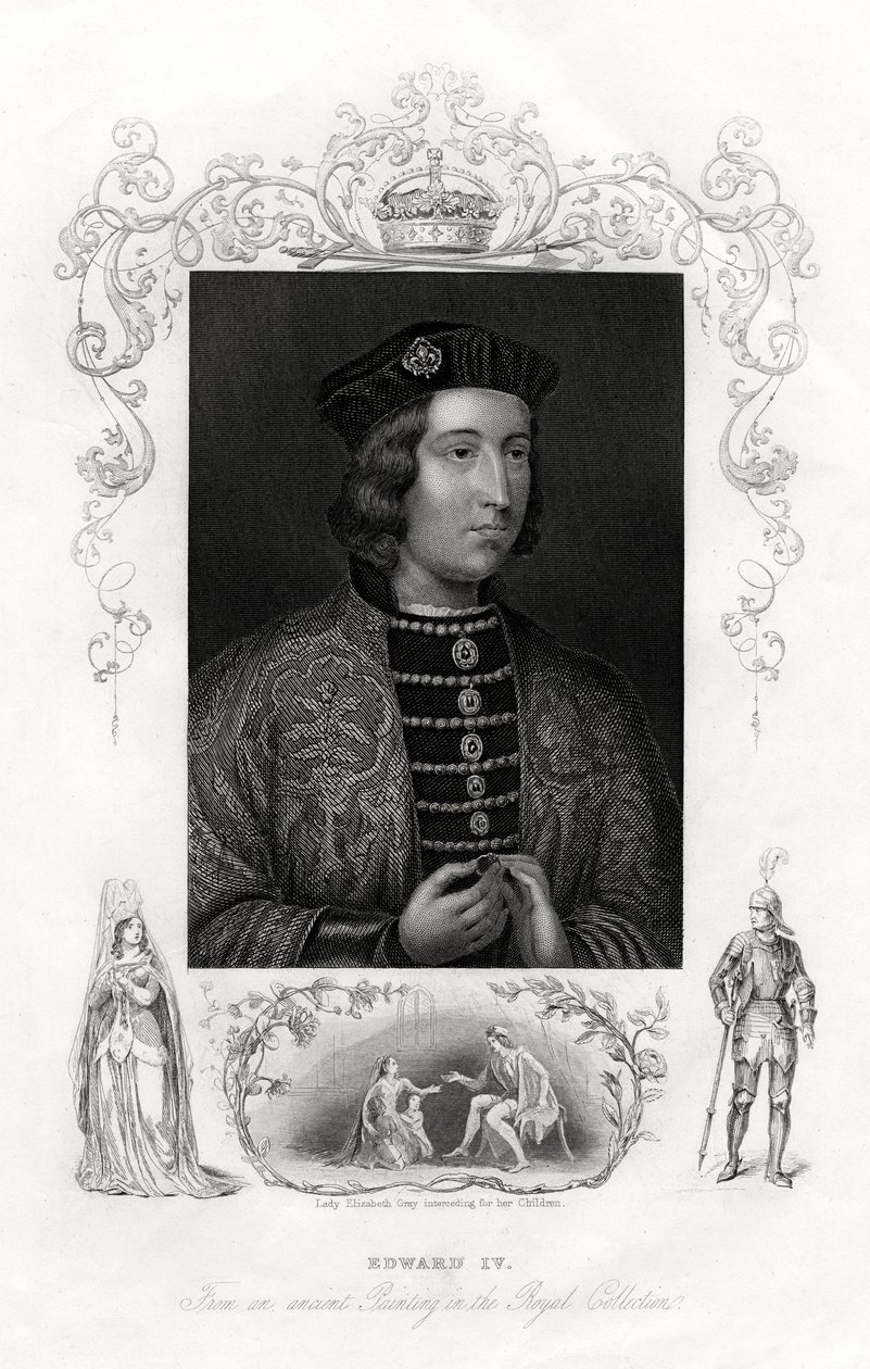 Edward IV, Koning van Engeland, 1860 door Unbekannt