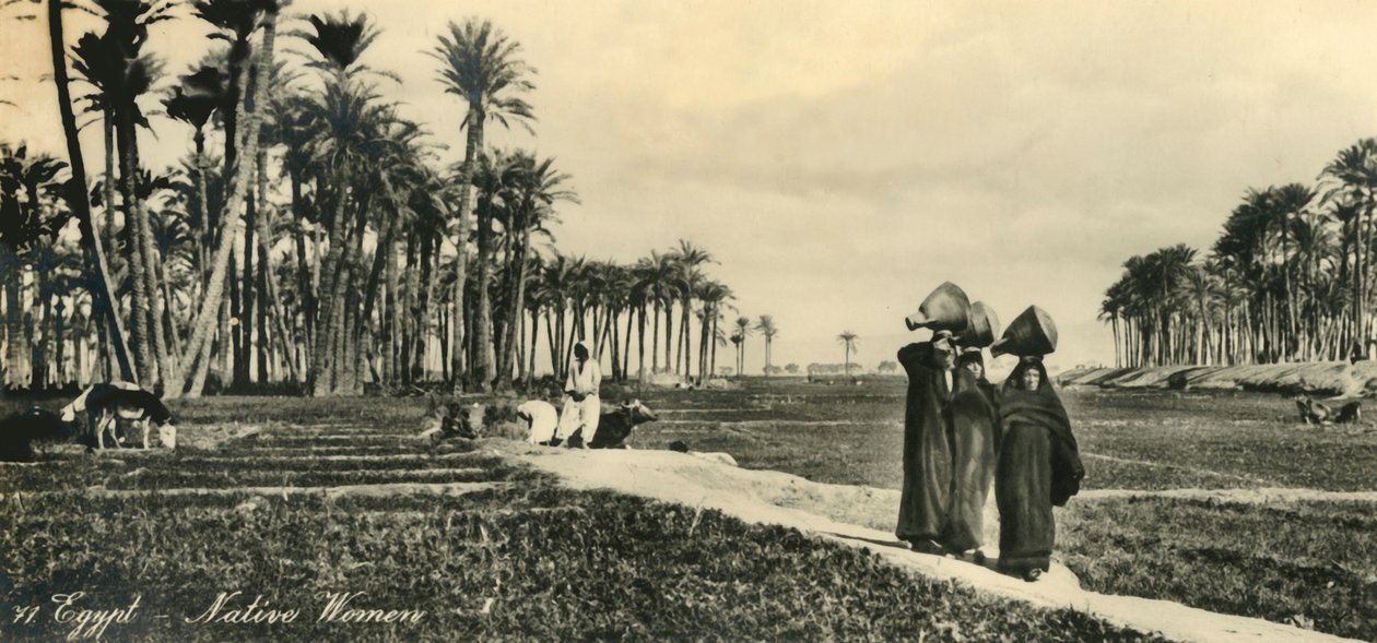 Egypte - Inheemse vrouwen, ca. 1918-ca. 1939 door Unbekannt