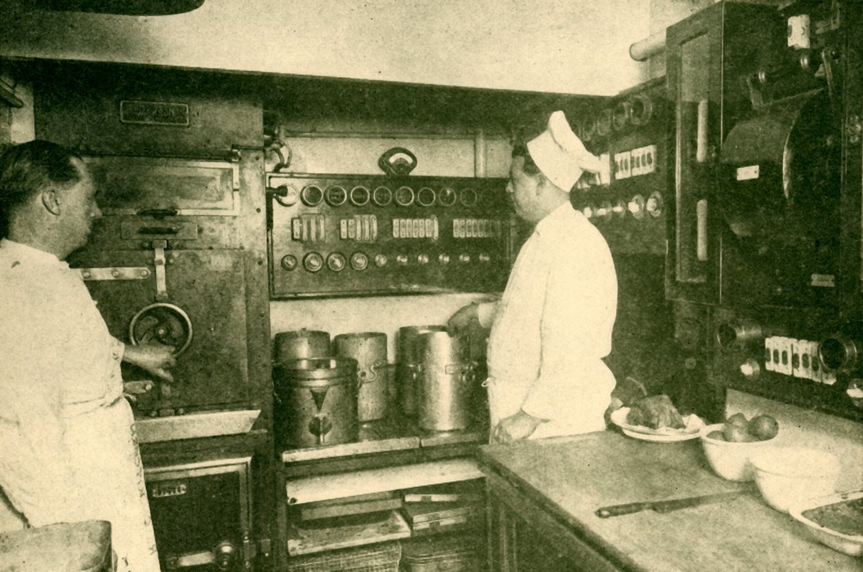 Elektrisch uitgeruste trein keuken, London and North Eastern Railway, 1930 door Unbekannt