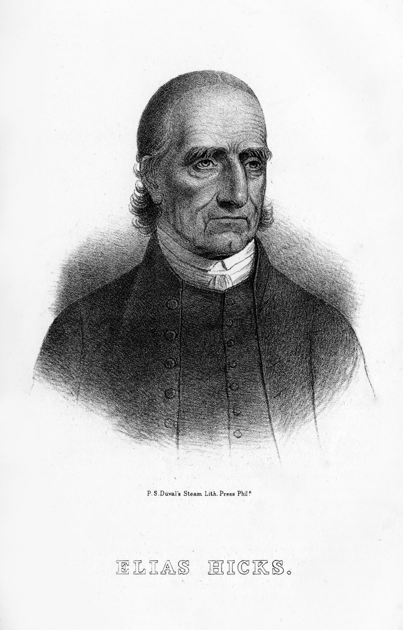 Elias Hicks, Amerikaanse prediker, 1854 door Unbekannt