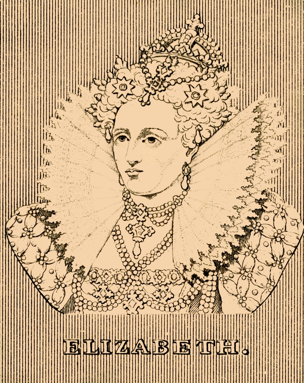 Elizabeth, 1533-1603 door Unbekannt
