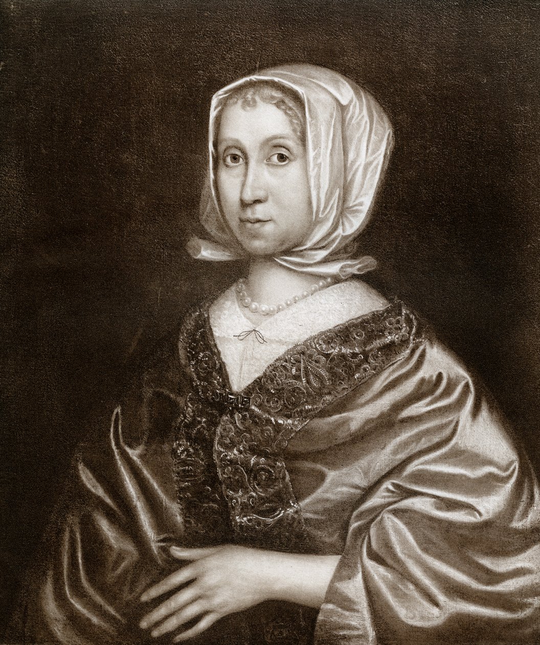 Elizabeth Steward, moeder van Oliver Cromwell, 17e eeuw door Unbekannt