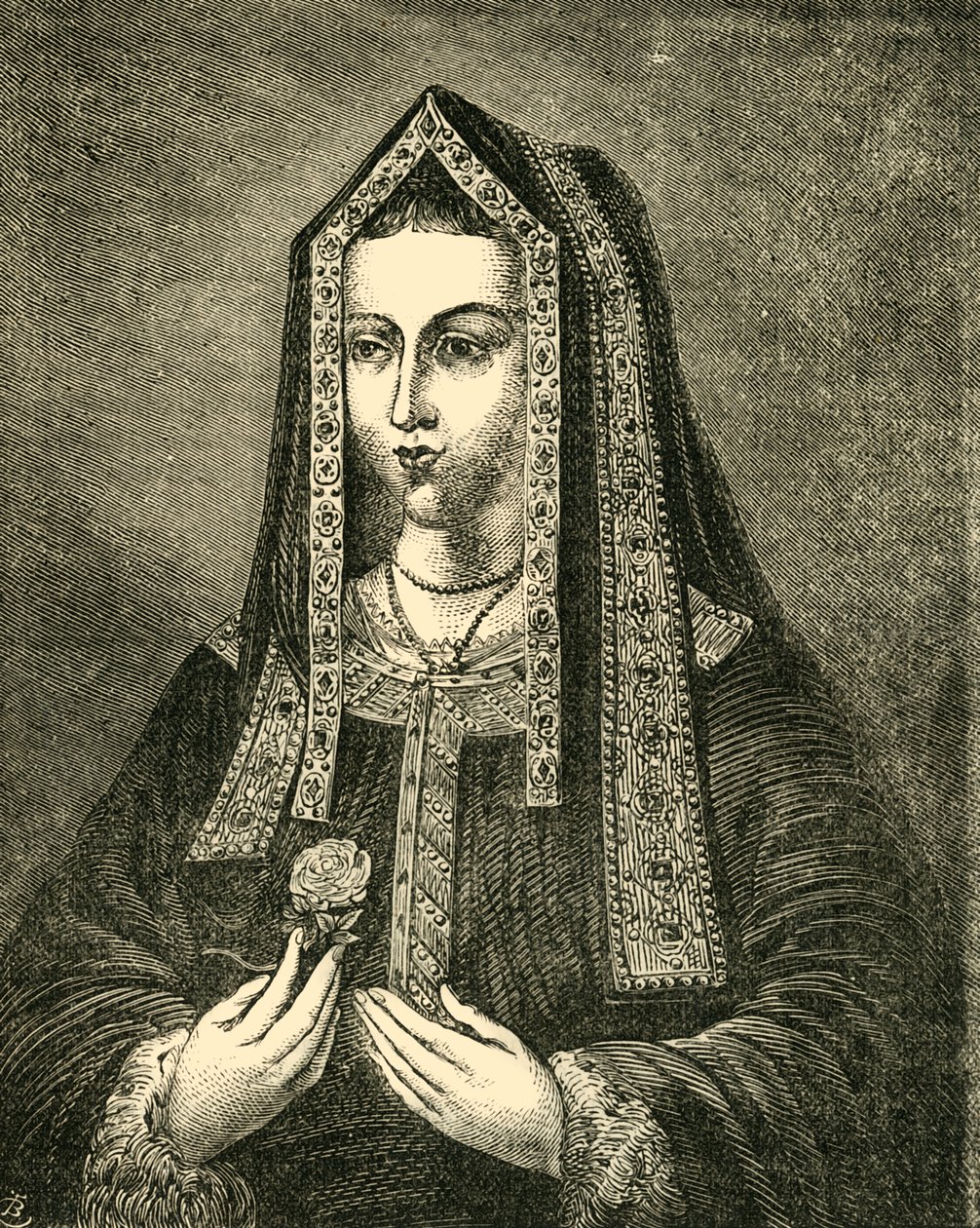 Elizabeth, vrouw van Henry VII, 1881 door Unbekannt