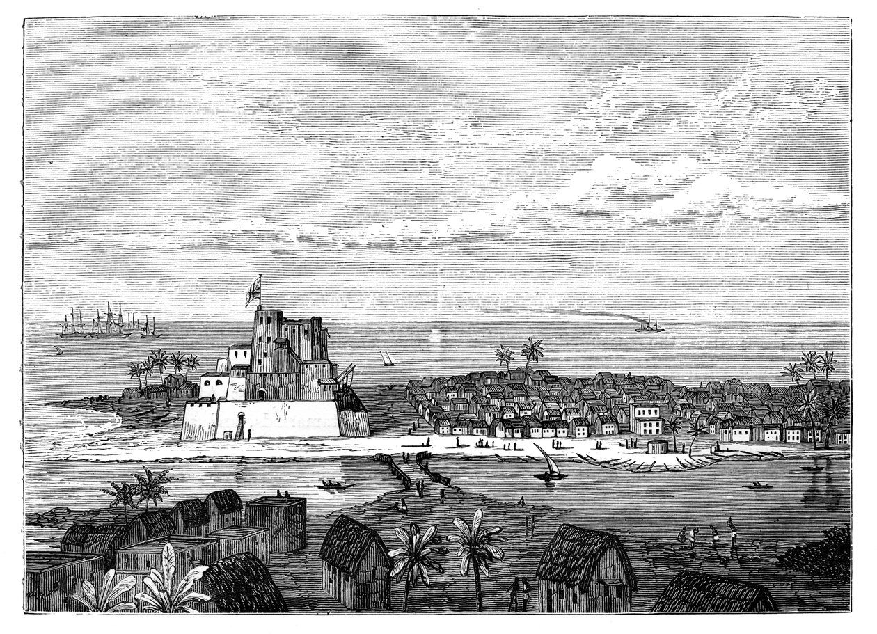 Elmina, Goudkust, West-Afrika door Unbekannt