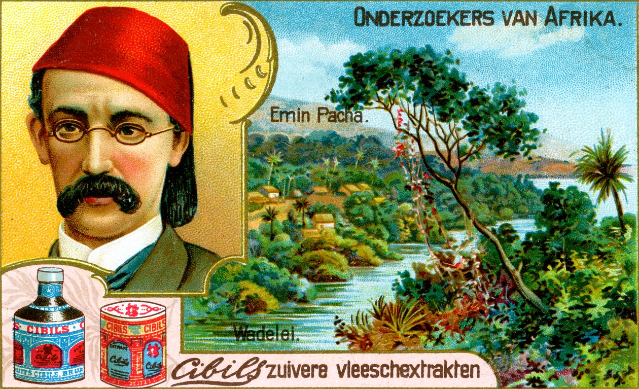 Emin Pasha, Duitse arts, taalkundige en bestuurder, c1900 door Unbekannt