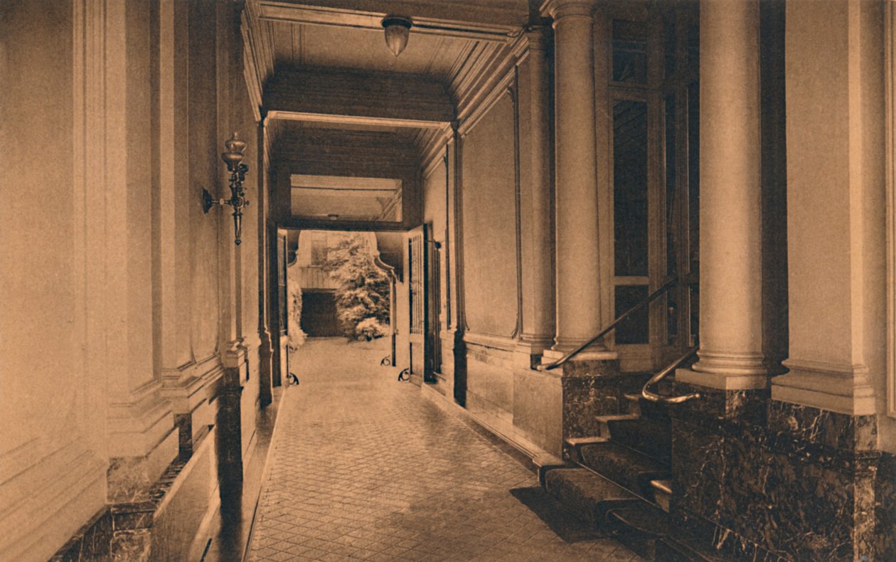 Ingang van de Cubaanse ambassade in Brussel, België, 1927 door Unbekannt