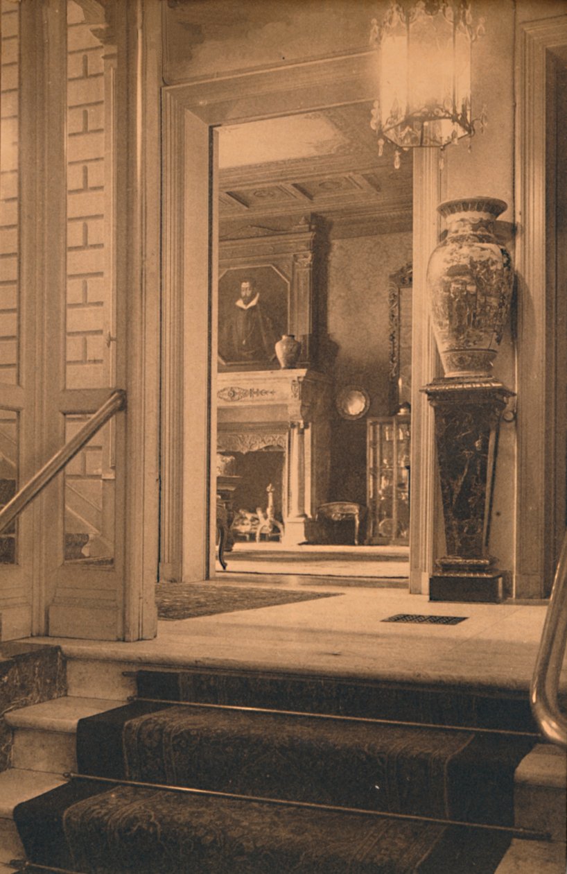 Ingang naar de foyer van de Cubaanse ambassade in Brussel, België, 1927 door Unbekannt