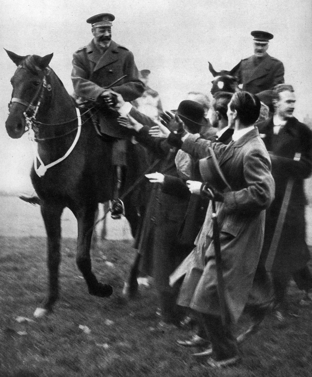 Ex-dienstmannen en de koning, beoordeling van 20.000 Silver Badge mannen in Hyde Park, Londen, 1935 door Unbekannt