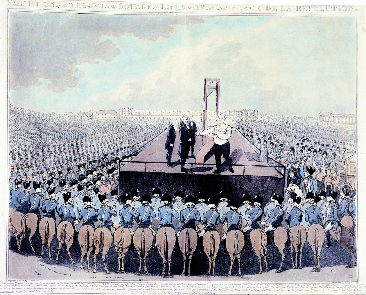 Executie van Lodewijk XVI, 1793 door Unbekannt