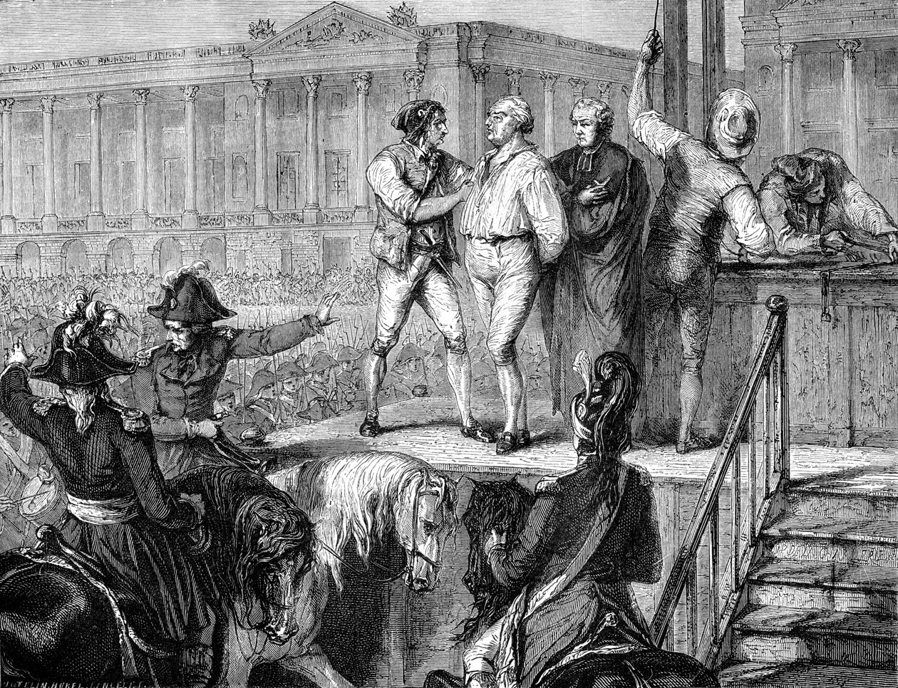 Executie van Lodewijk XVI van Frankrijk, Parijs, 21 januari 1793, 1882-1884 door Unbekannt