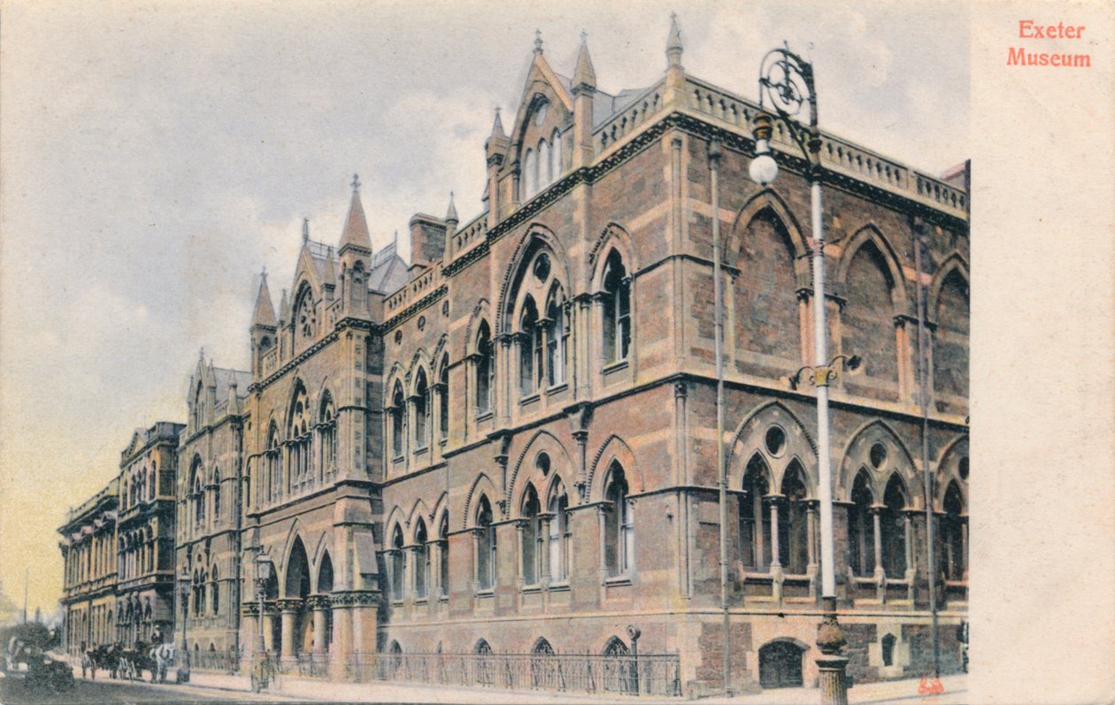 Exeter Museum, Devon, ca. 1905 door Unbekannt