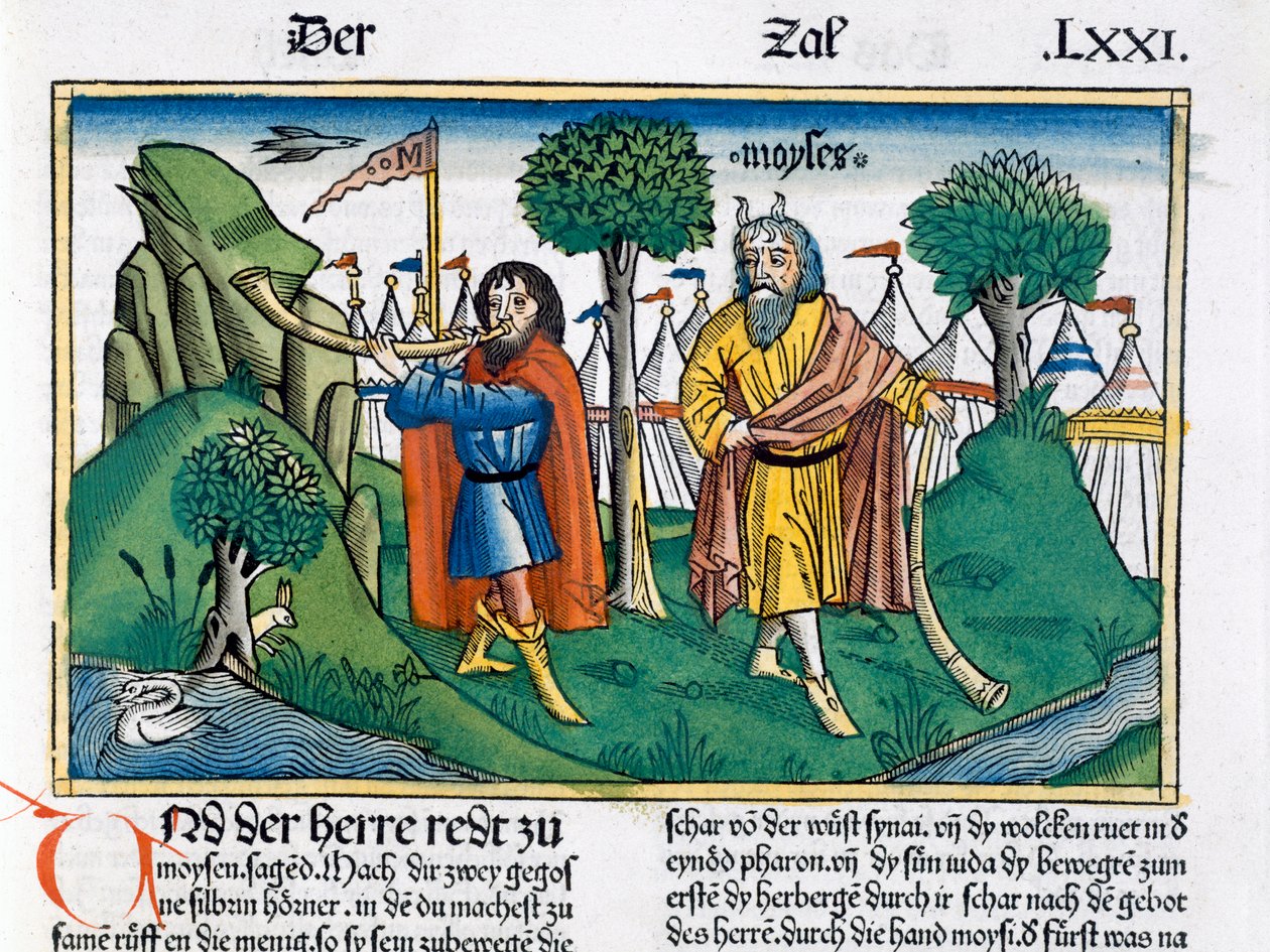 Facsimile kopie van Numeri 2 de kampopdrachten van de Israëlieten door Unbekannt
