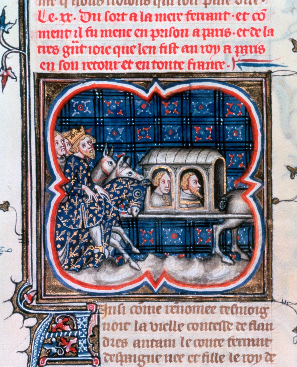 Fernando van Portugal gevangen genomen, ca. 1212 door Unbekannt