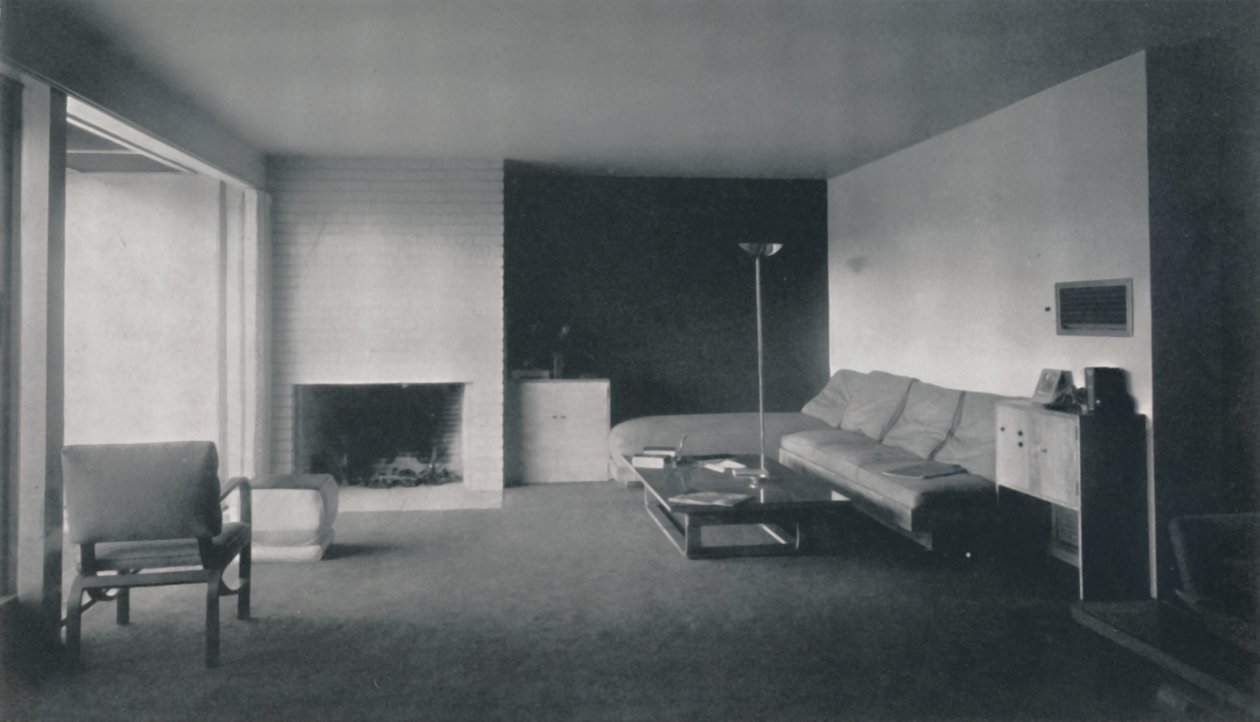 Haardhoek door Richard J. Neutra, 1942 door Unbekannt
