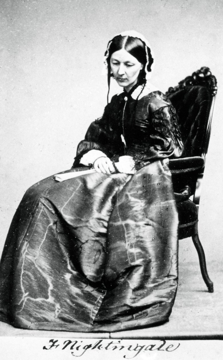 Florence Nightingale 1820-1910, 1854 door Unbekannt
