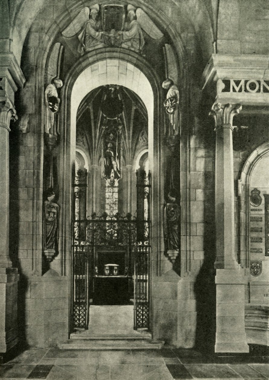 Voor Schotlands Gevallenen - Schots Nationaal Oorlogsmonument. Het heiligdom met zeven glas-in-loodramen door Unbekannt