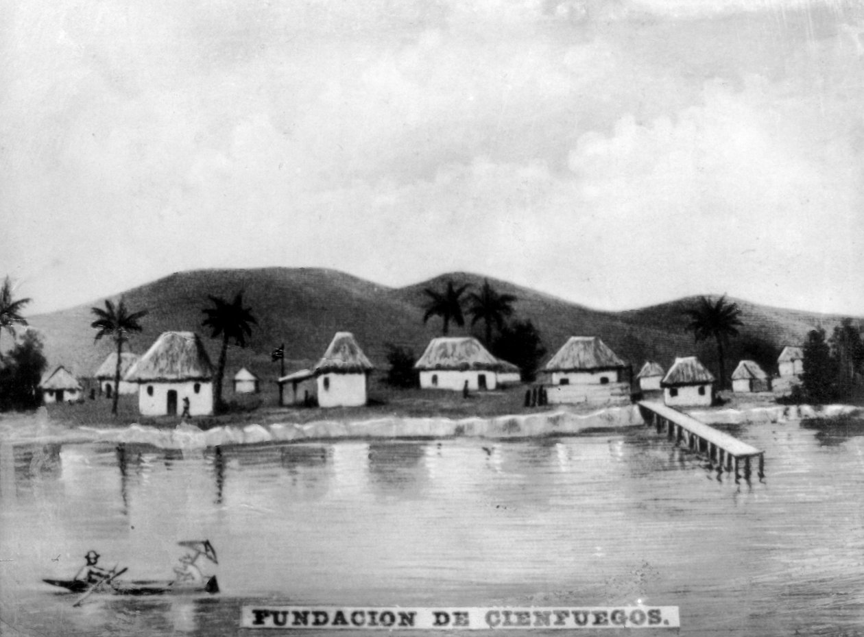 Stichting van Cienfuegos, 1819, 1920s door Unbekannt